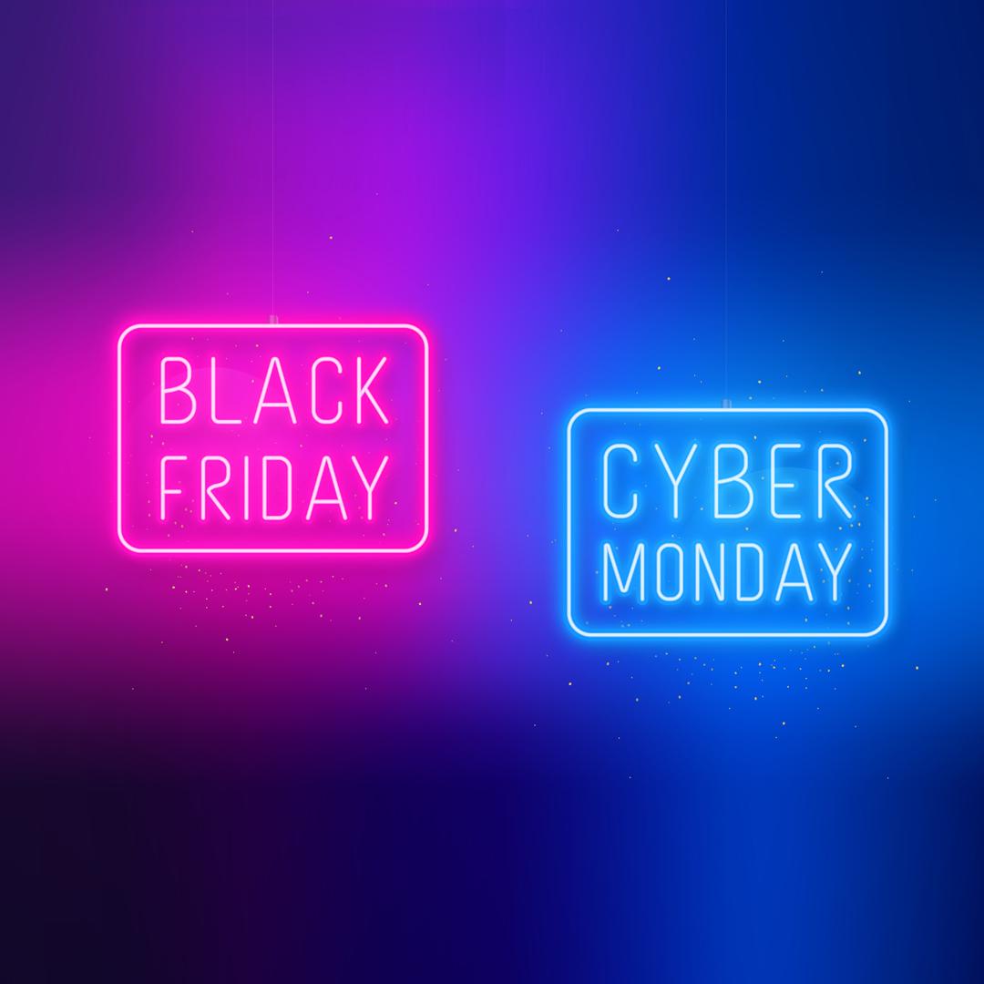 Black Friday Cyber Monday Square Template