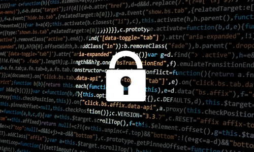 data with a lock in front of it.