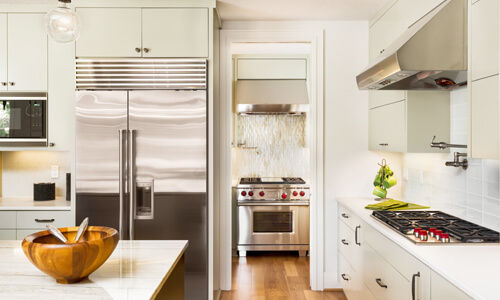 Beautiful, renovated kitchen.