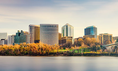 Artlington, VA city skyline