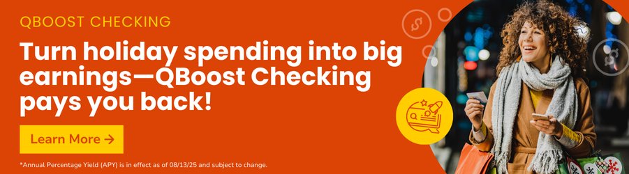 Woman shopping for holiday gifts